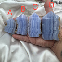 Blue Lace Agate Tower Points-Handmade Naturals Inc