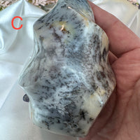 Dendritic Opal Flame-Handmade Naturals Inc