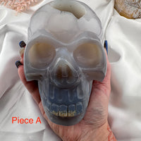 Druzy Agate Skulls-Handmade Naturals Inc