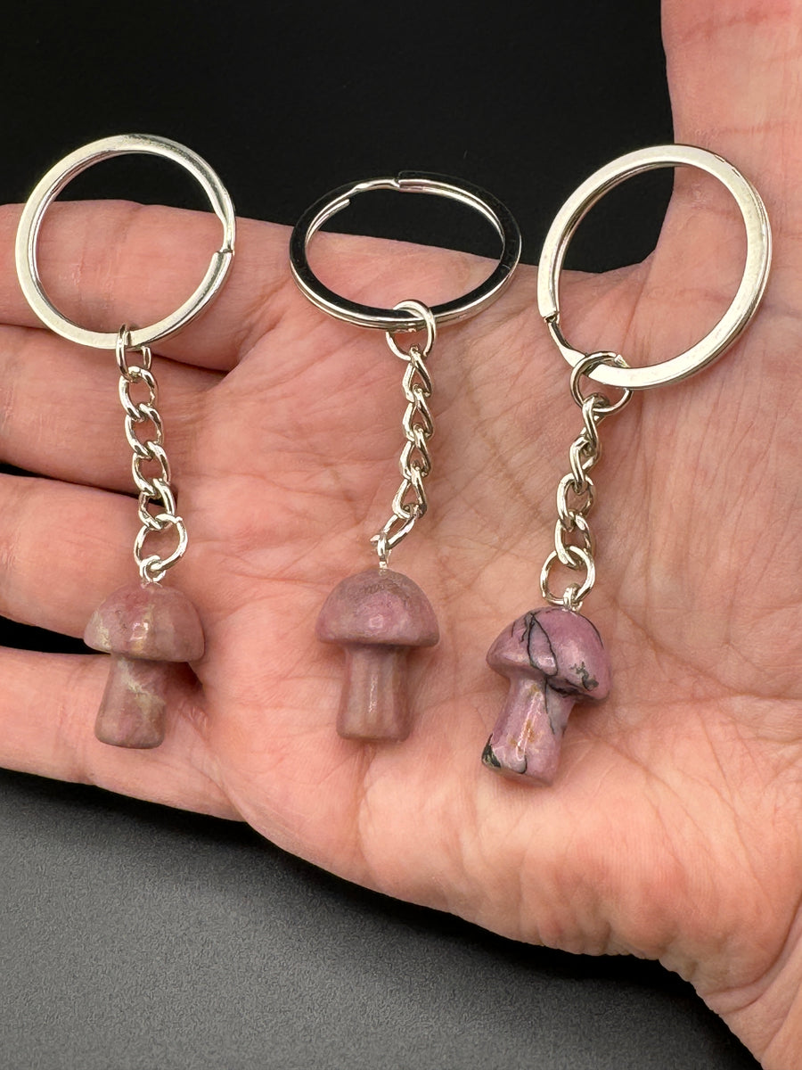 Crystal Keychains (Various Stones)-Handmade Naturals Inc