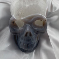Druzy Agate Skulls
