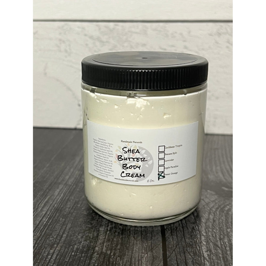 Shea Butter Body Cream (Various Scents) - 8oz-Handmade Naturals Inc