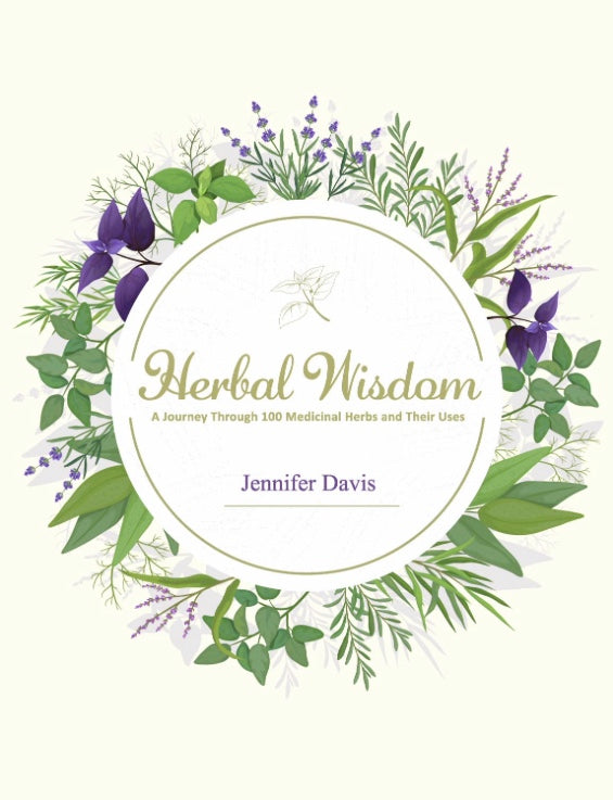 Herbal Wisdom - A Journey Through 100 Medicinal Herbs and Their Uses (PRINTED COPY)-Handmade Naturals Inc