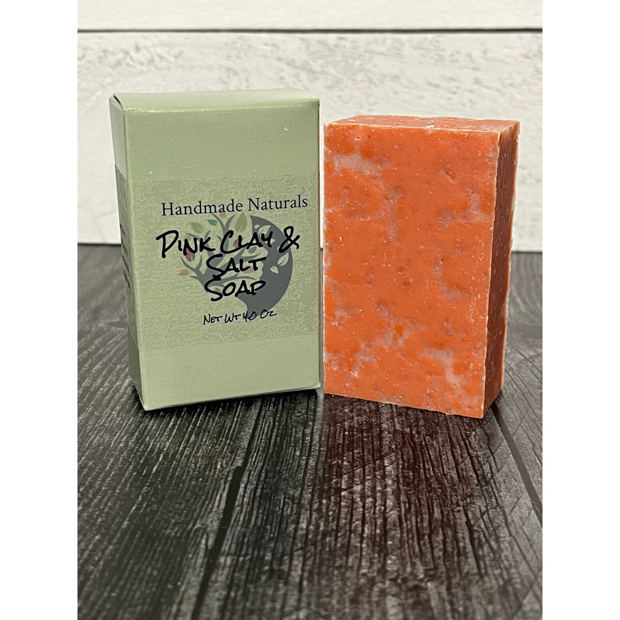 Pink Clay & Salt Soap-Handmade Naturals Inc
