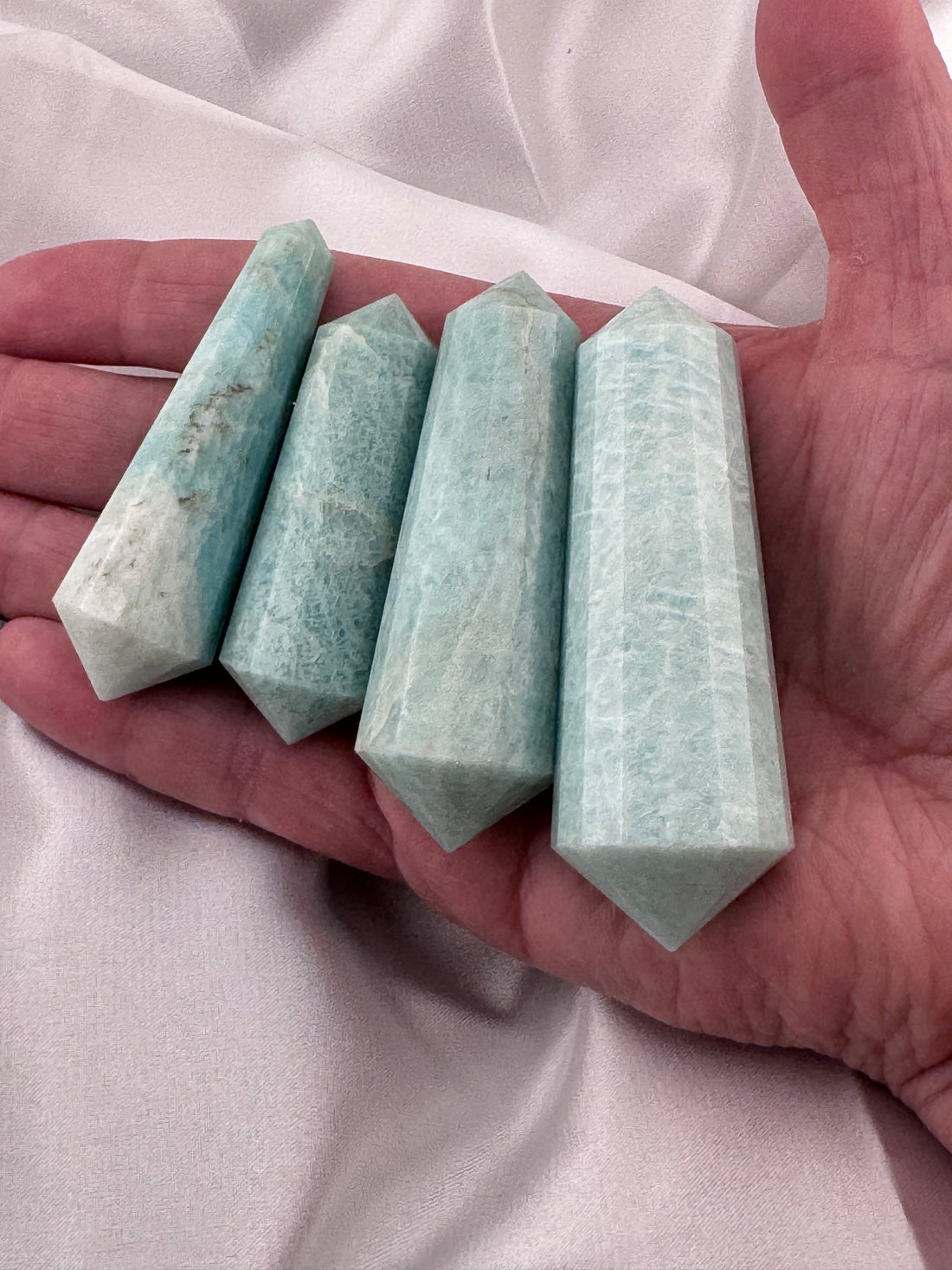 Amazonite Double Terminated Points-Handmade Naturals Inc