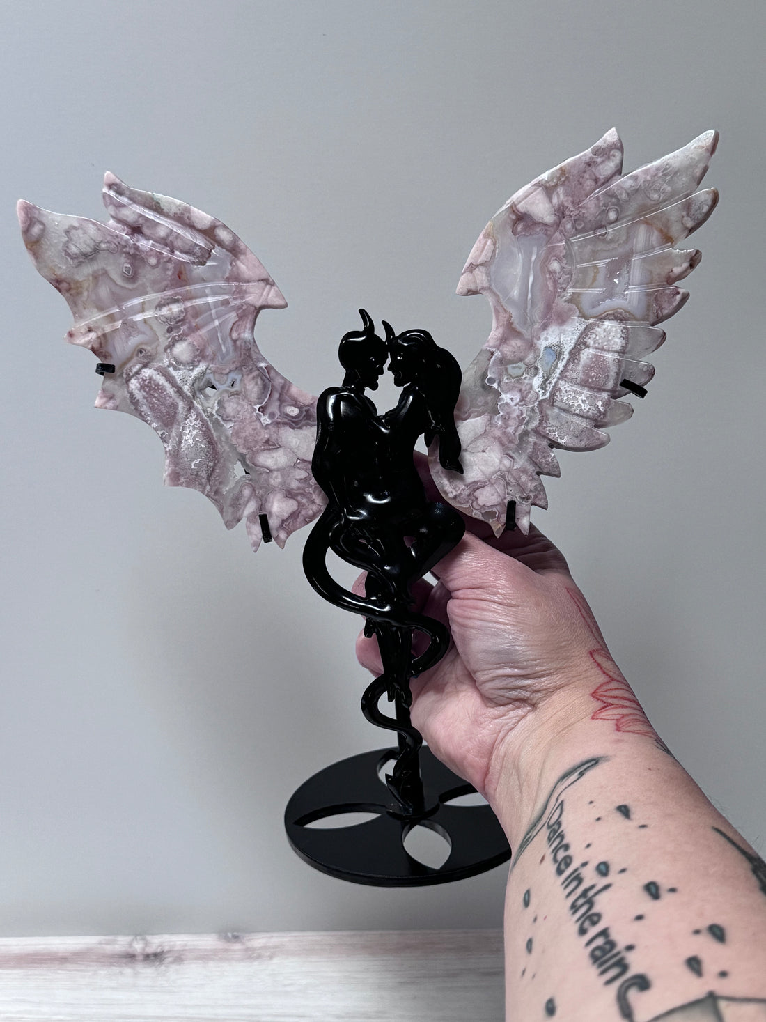 Angel & Demon Crystal Wings-Handmade Naturals Inc