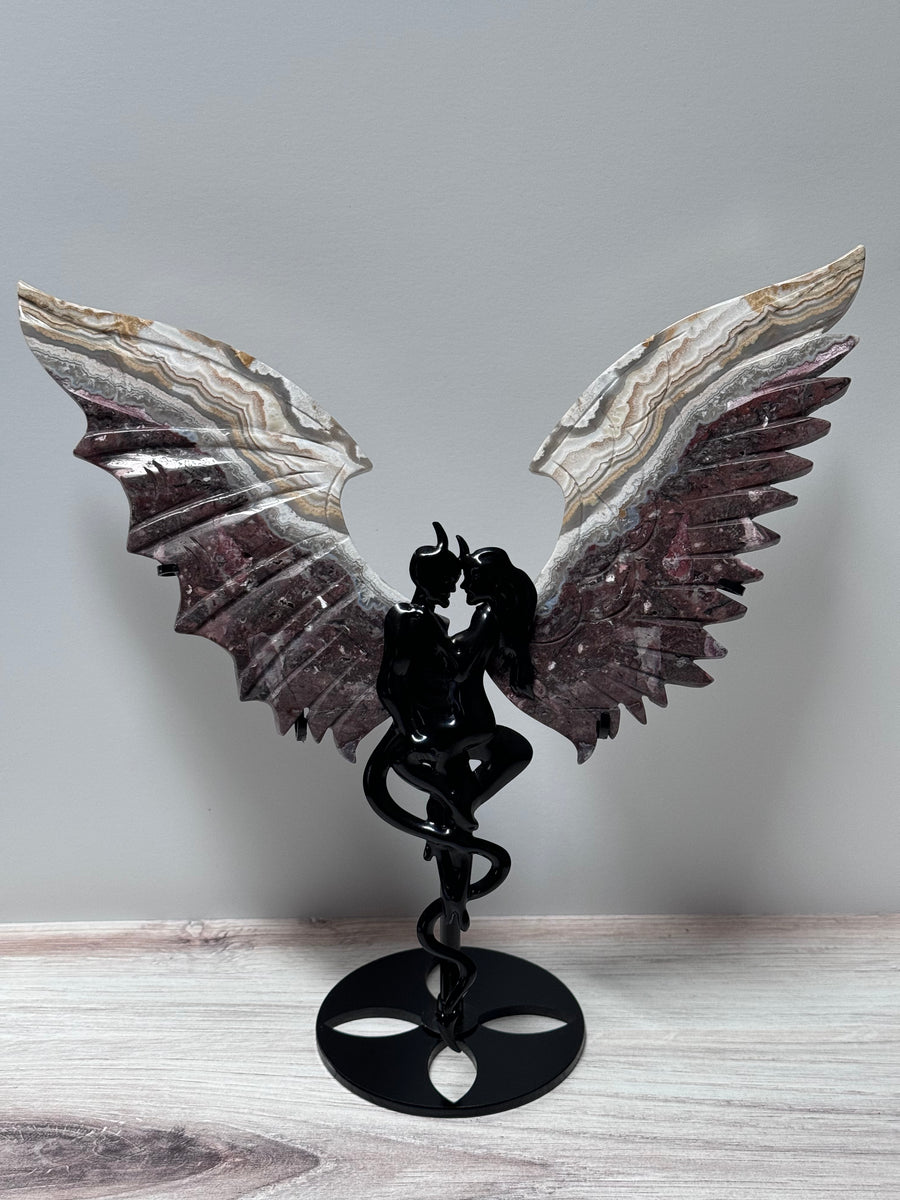 Angel & Demon Crystal Wings-Handmade Naturals Inc