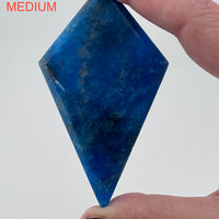 Blue Apatite Rhombus-Handmade Naturals Inc
