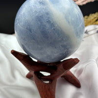Blue Calcite Spheres-Handmade Naturals Inc