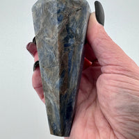Blue Kyanite with Mixed Quartz Scepter Wand-Handmade Naturals Inc