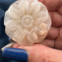 Flower Agate Flower Carving-Handmade Naturals Inc