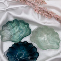 Fluorite Seashell Bowl-Handmade Naturals Inc