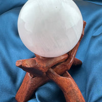 Mangano Calcite Sphere (UV Reactive)-Handmade Naturals Inc