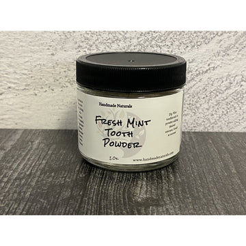 Fresh Mint Tooth Powder-Handmade Naturals Inc