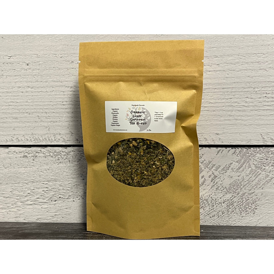Organic Lung Support Tea Blend-Handmade Naturals Inc