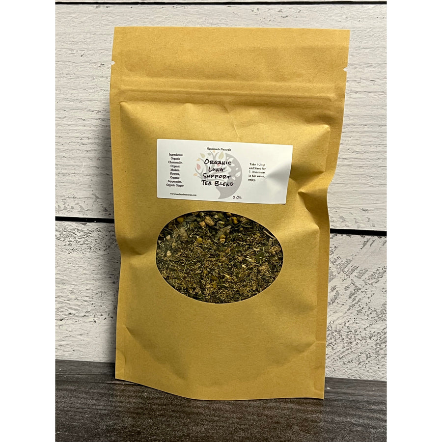 Organic Lung Support Tea Blend-Handmade Naturals Inc