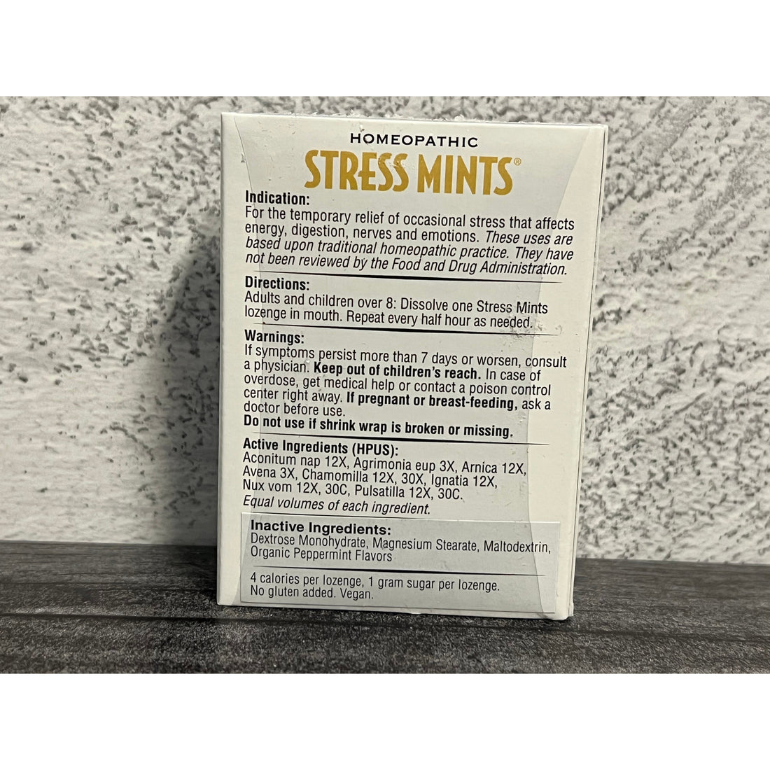 Homeopathic Stress Mints-Handmade Naturals Inc